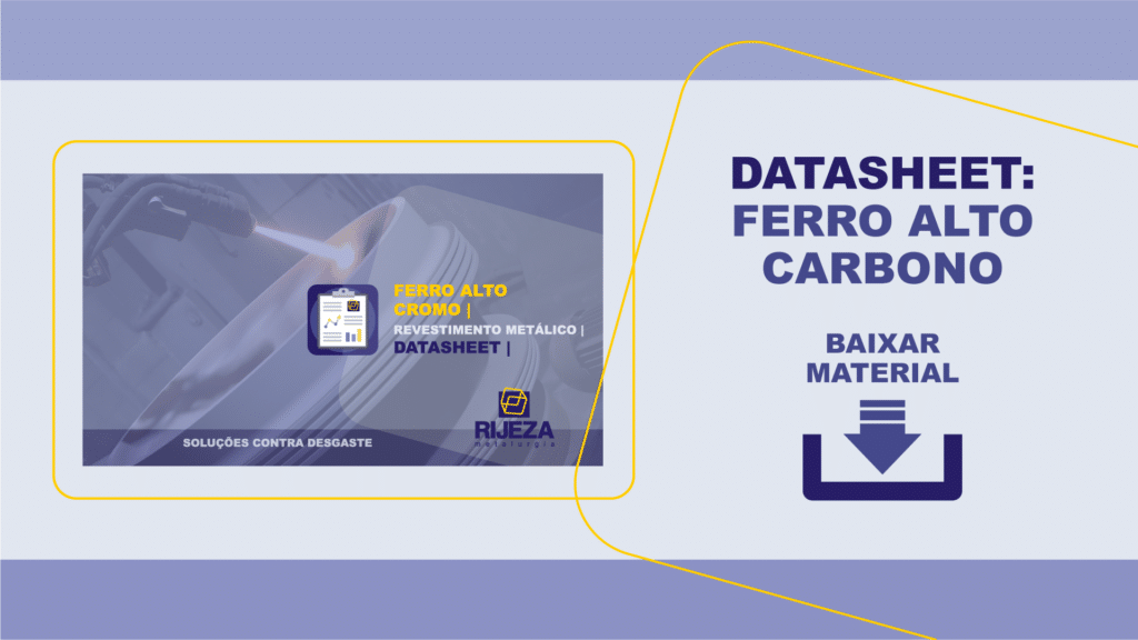 RIJEZA baixar Datasheet Revestimento Ferro Alto Cromo