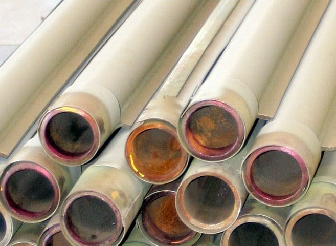 tubos de caldeira revestidos