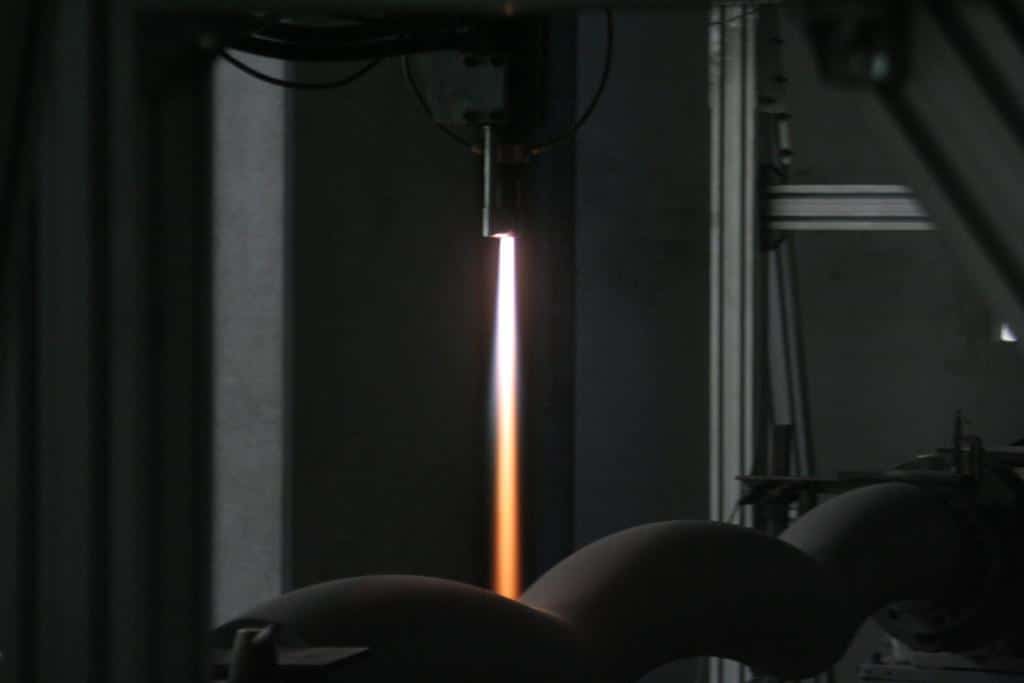 Aspersão térmica HVOF