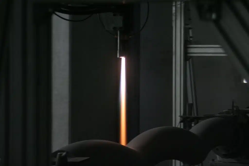 Aspersão térmica HVOF