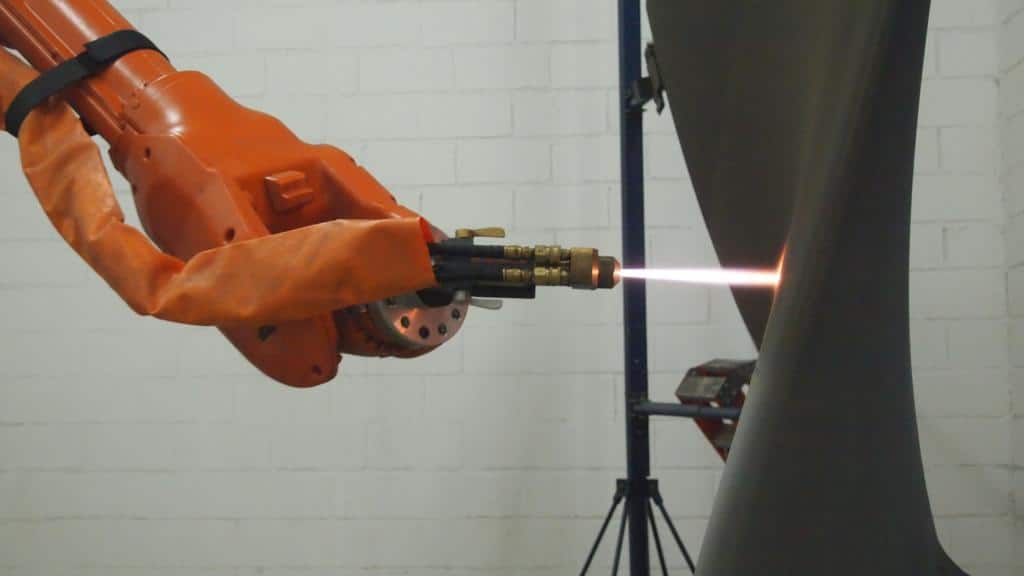 Cromagem substituída pela aspersão térmica