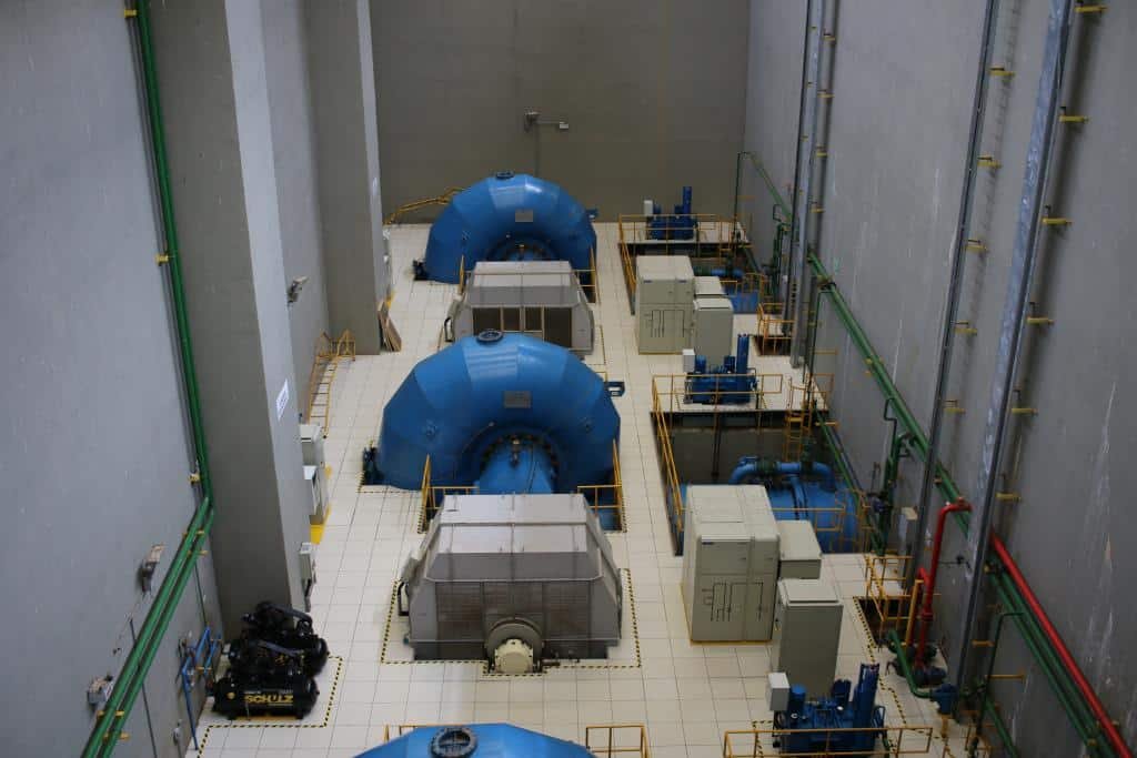casa de máquinas de pequenas centrais hidrelétricas