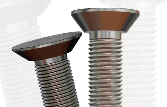 Parafusos para chapas de desgaste na mineração