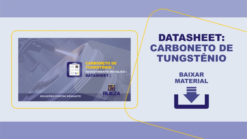 Datasheet de revestimento de Carboneto de Tungstênio