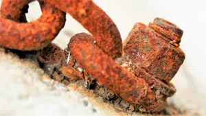 Exemplo de corrosão uniforme