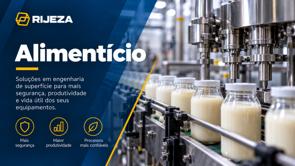 engenharia de superfície para setor alimentício
