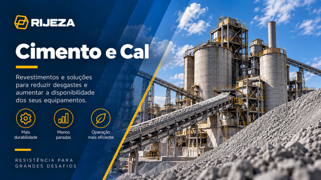 engenharia de superfície para setor de cimento e cal