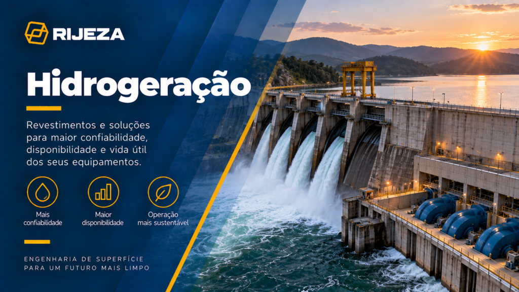 engenharia de superfície para setor de hidrogeração