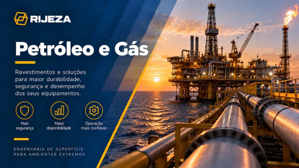 engenharia de superfície para setor de petróleo e gás