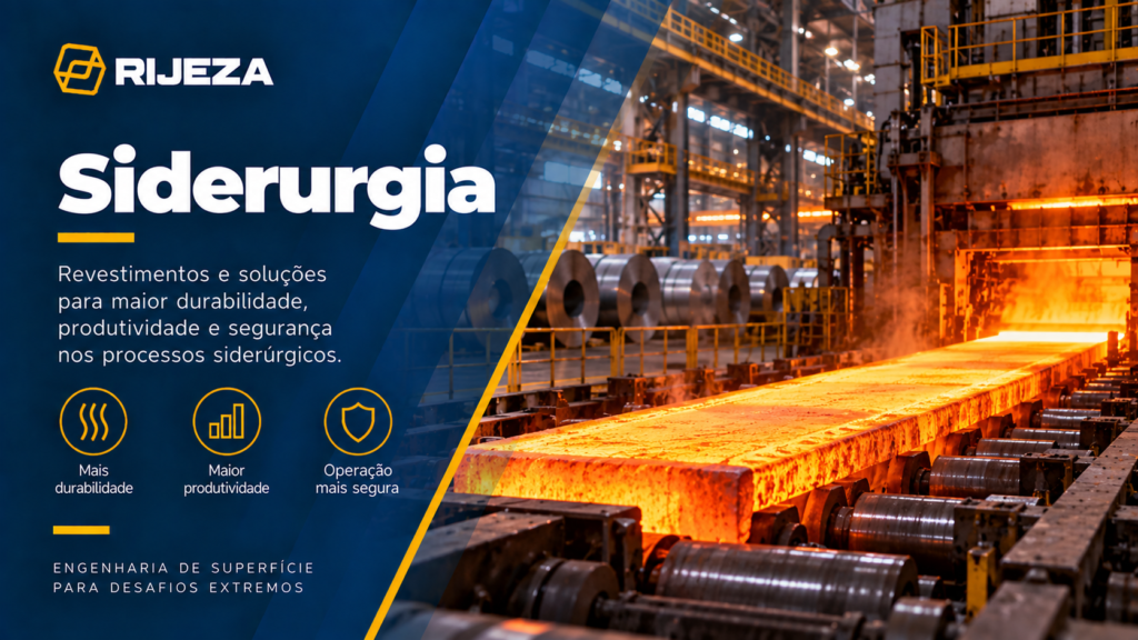 engenharia de superfície para setor de siderurgia
