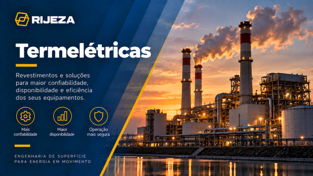 engenharia de superfície para setor de termoelétrica