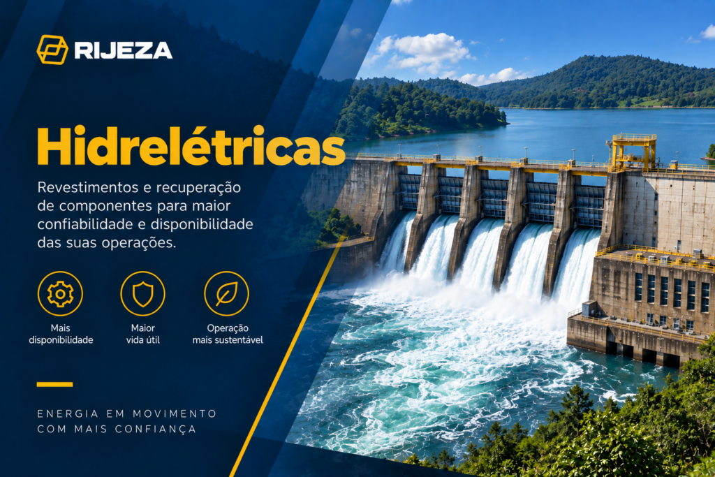 engenharia de superfície em hidrelétricas